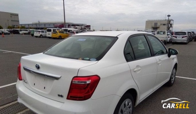 Toyota Axio X HYBRID WHITE 2019 Recondition Car Sale