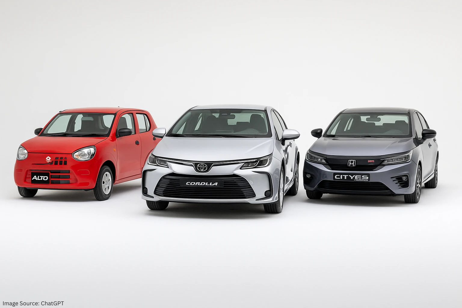 Latest Car Prices in Bangladesh 2025 - Detailed Specs for Alto, Corolla, and Honda City RS Hybrid