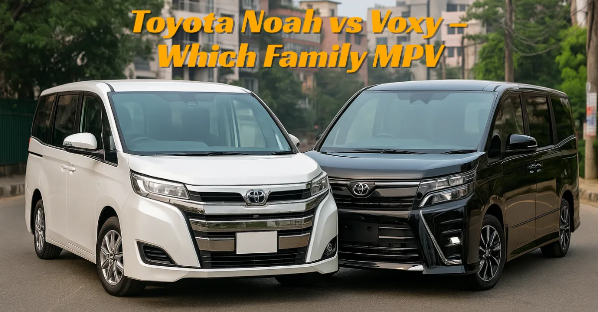 Toyota Noah vs Voxy – বাংলাদেশের জন্য সেরা পারিবারিক MPV কোনটি?