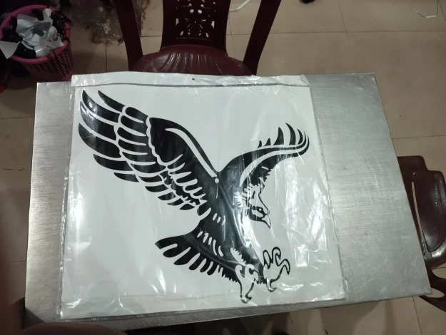 Vinyl Eagle Totem Car Sticker – 30x19cm