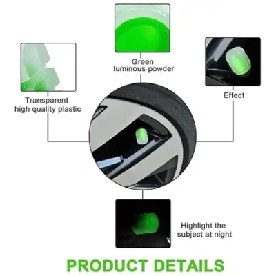 Radium Tyre Air Cover Glow Price in Bangladesh | Neon Tyre Valve Light BD