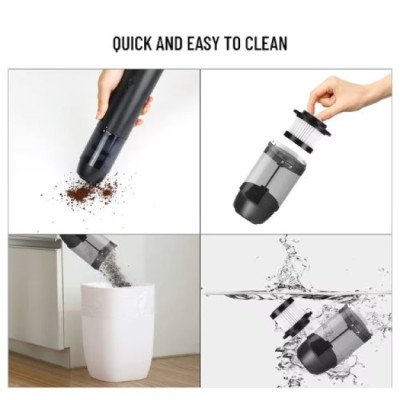 Portable Mini Car Vacuum Cleaners For Car Home Interior Cleaning