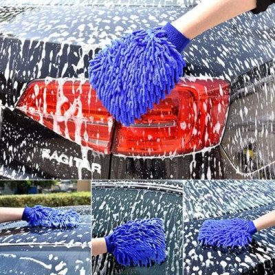 Microfiber Wash Mitt Gloves