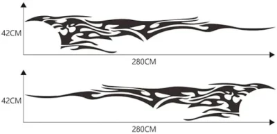 Universal Car Sticker Stripes Price in Bangladesh | Scratch Decal Vinyl for Cars