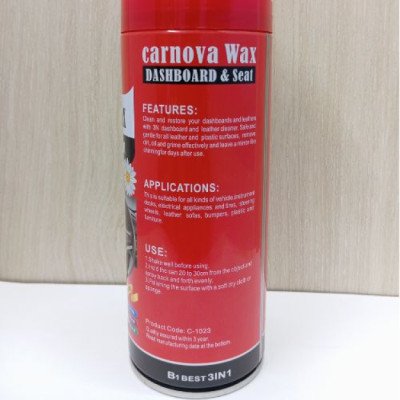 Carnoba Wax Dashboard and Seat 450ml