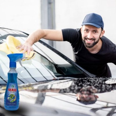 350 ML Glass Cleaner With Towel