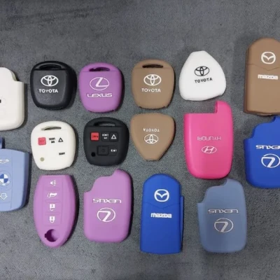 Silicone Car Remote Key Cover BD | Universal Car Key Protector Case Dustproof & Scratch Resistant