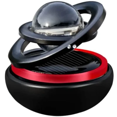 Solar Car Air Freshener BD | Rotating Solar Aromatherapy Diffuser & Lucky Ornament for Car Dashboard