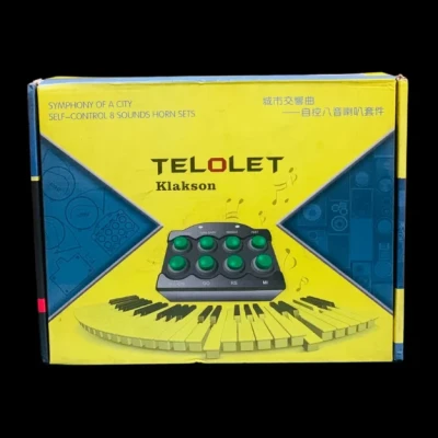 Universal 8-Tone Snail Electric Horn 12V 135DB BD | Multi Sound Car & Bike Musical Horn (400-600Hz) image