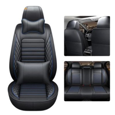 Car Seat Covers - Waterproof Leather Universal for Sedan SUV Truck