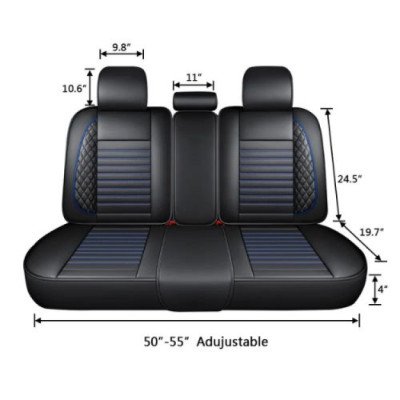 Car Seat Covers - Waterproof Leather Universal for Sedan SUV Truck