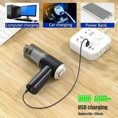 2 in 1 Vacuum Cleaner Portable and Rechargeable