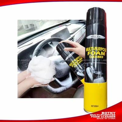 BOTNY Multipurpose Foam Cleaner 650ML Price in Bangladesh | Car Interior Cleaning Spray with Brush BD