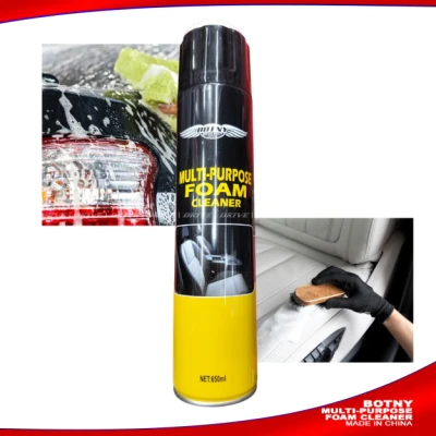 BOTNY Multipurpose Foam Cleaner 650ML Price in Bangladesh | Car Interior Cleaning Spray with Brush BD