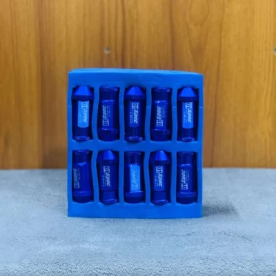 Racing D1 Spec Wheel Lug Nuts M12×1.5 (20 Pcs Set) Price in Bangladesh | Car Alloy Wheel Nuts BD image