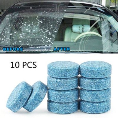 Windshield Washer Tablets 10 pcs. Easy to Clean