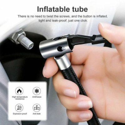 Digital Car Portable Tyre Inflator with Car Tyre Sealant Gel Package