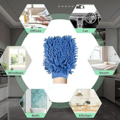 Microfiber Car Wash Mitt Gloves